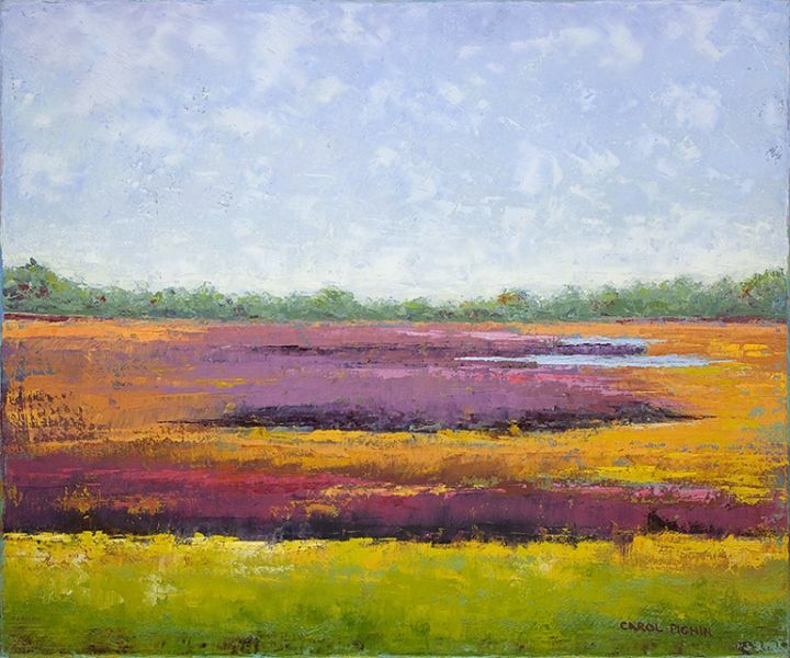 "w-golden-marsh.jpg" başlıklı Tablo Carol Pighin tarafından, Orijinal sanat