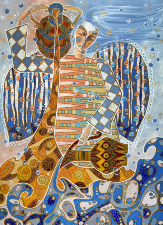Tworzenie morza 绘画, 55.1x39.4 in