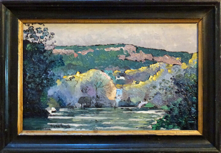 Œuvre présentée encadrée