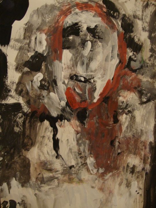 Painting titled "Szymkovitcz" by Kim Nawara, Original Artwork