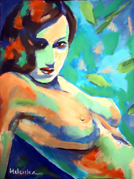 "Allure" 绘画, 22.1x16.5 in
