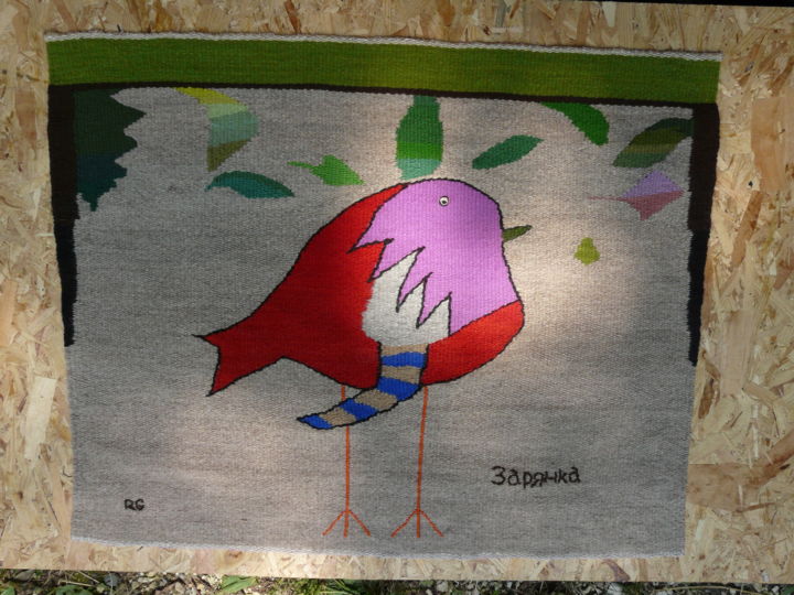 Textile Art titled "Zarianka" by Rox, Original Artwork