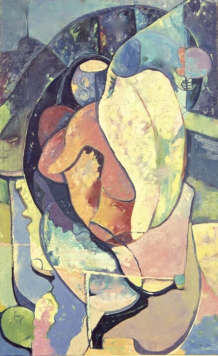 Painting titled "adam" by John Powell, Original Artwork, Oil