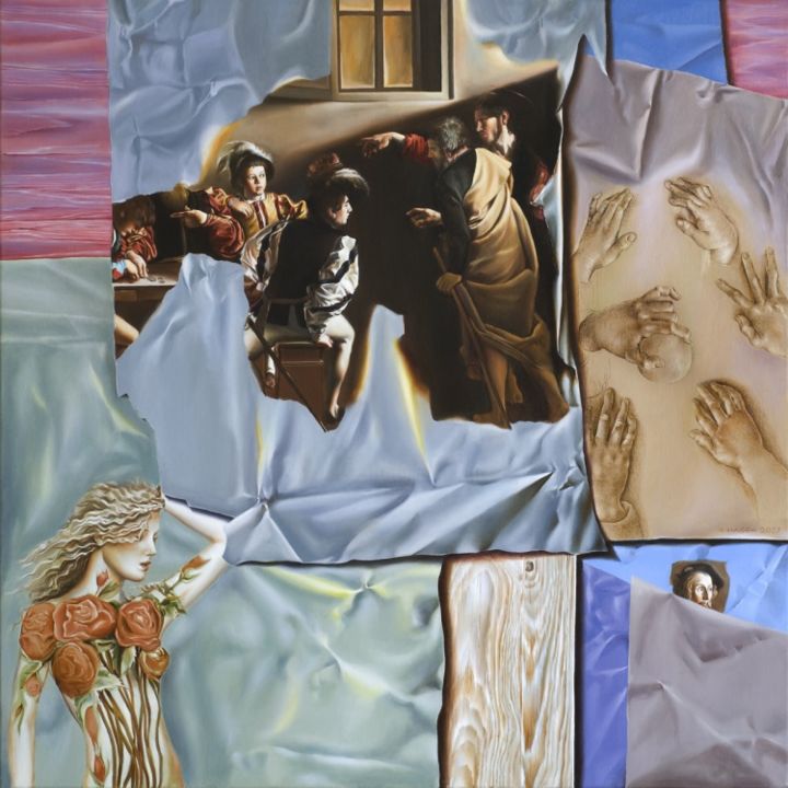 Malerei mit dem Titel "Italian Project" von Victor Hagea, Original-Kunstwerk, Öl
