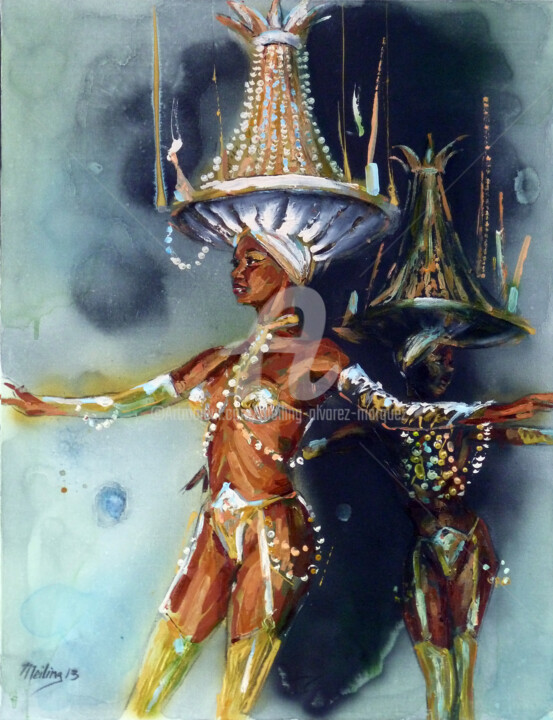 La choreographie 绘画, 27.6x19.7 in