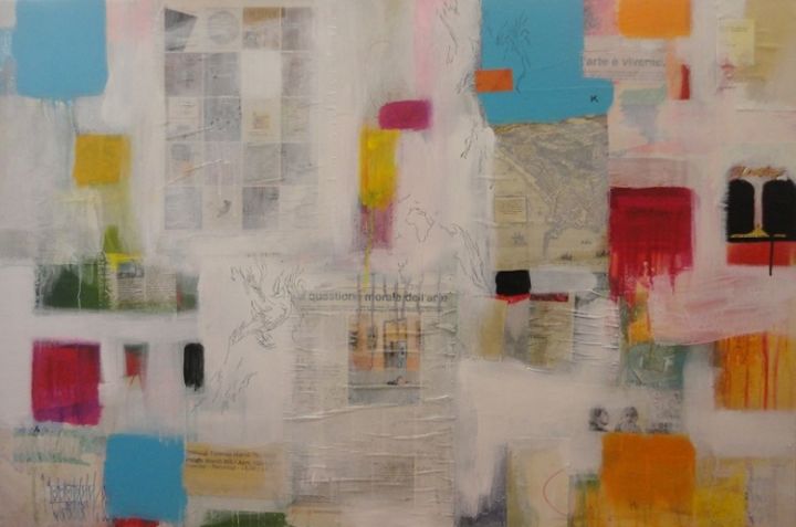 Peinture intitulée "On Paper" par Andrea Sterpa, Œuvre d'art originale