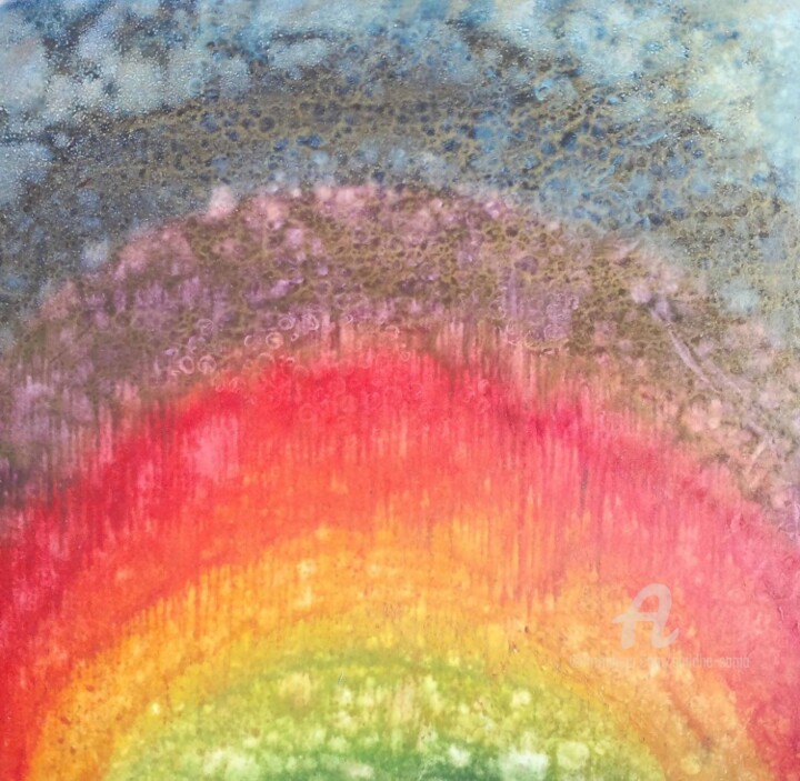 Painting titled "ANANT" by Suddha Sama, Original Artwork, Oil Mounted on Wood Stretcher frame