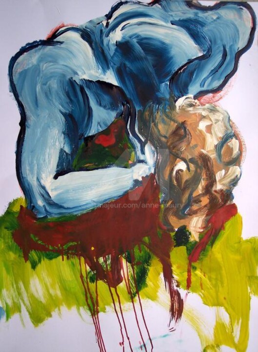 Malerei mit dem Titel "Turin" von Anne Maury, Original-Kunstwerk, Öl