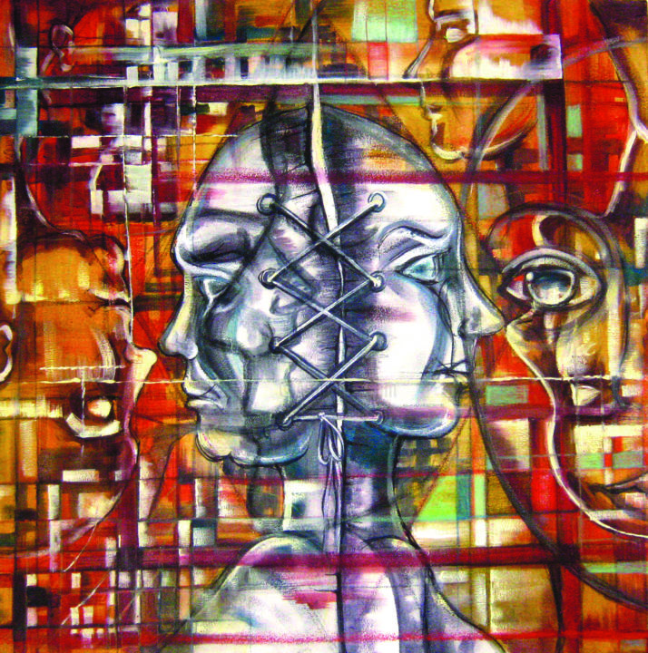 Painting titled "amor-heterosexual.j…" by Eva Julia Velasquez, Original Artwork