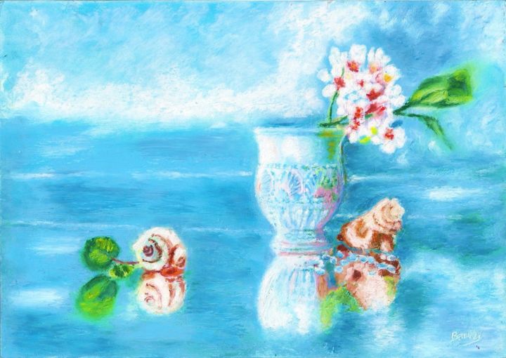 「vase」というタイトルのデジタルアーツ Bastによって, オリジナルのアートワーク