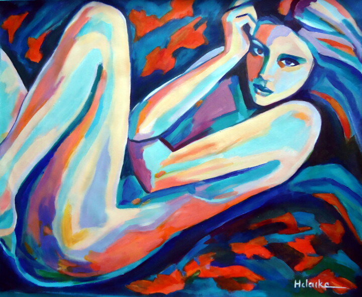 "Inner Urge" 绘画, 20.5x24.8 in
