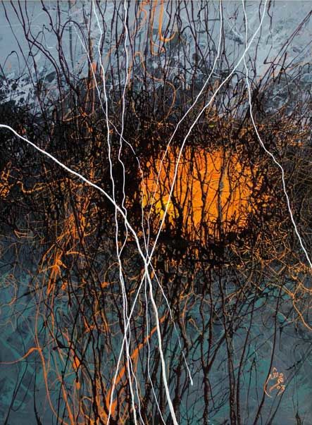 Painting titled "an-expression-of-th…" by Tanwir Murshad, Original Artwork
