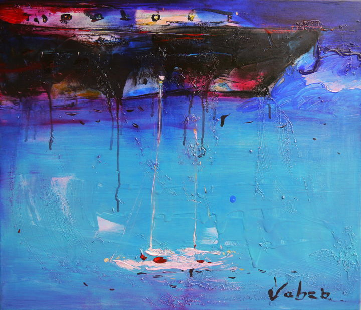Boats meetup 绘画, 23.6x27.6 in