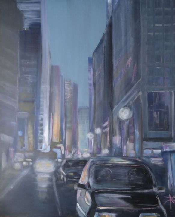 Peinture intitulée "Ombre, lumière, la…" par Martine Brugeron, Œuvre d'art originale