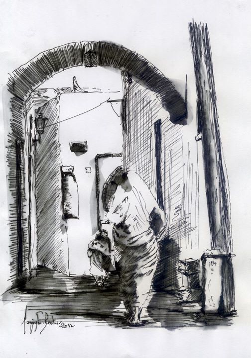 Disegno intitolato "1088-4441129264237-…" da Xraq, Opera d'arte originale