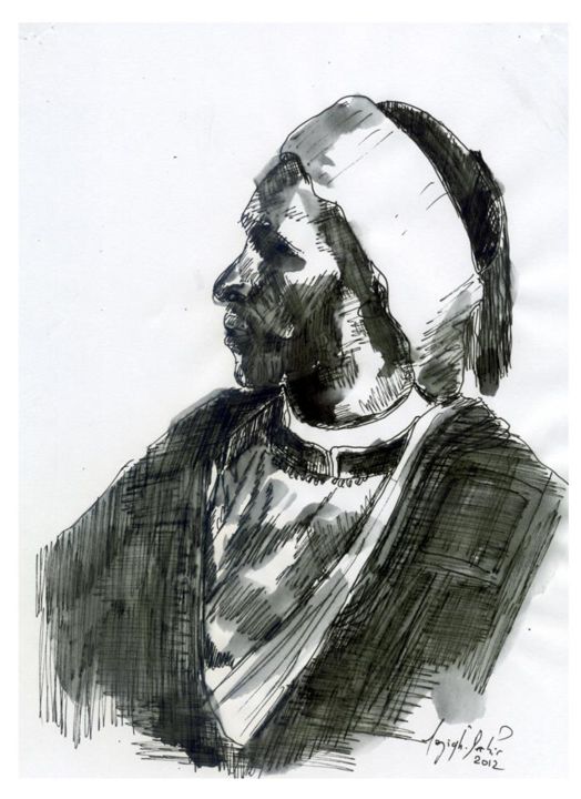 Disegno intitolato "45.jpg" da Xraq, Opera d'arte originale