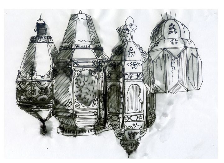 Disegno intitolato "40.jpg" da Xraq, Opera d'arte originale