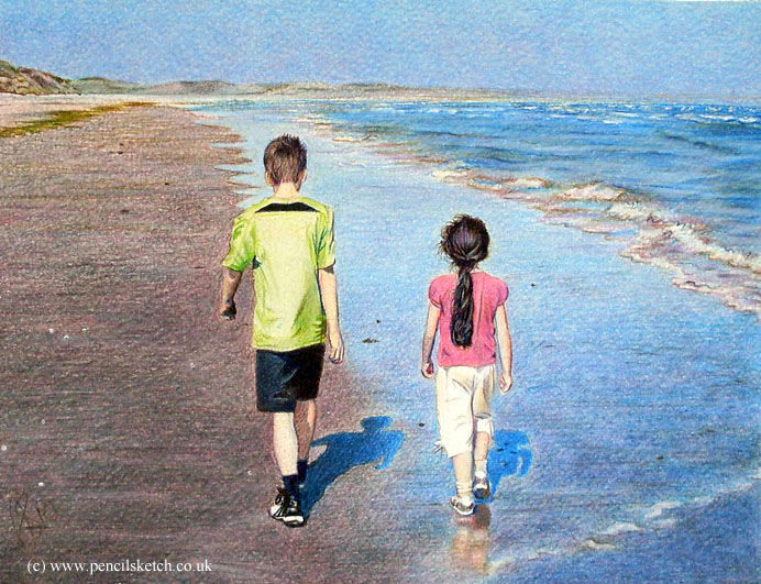 Drawing titled "childrens-portrait-…" by Anna Shipstone, Original Artwork, Other