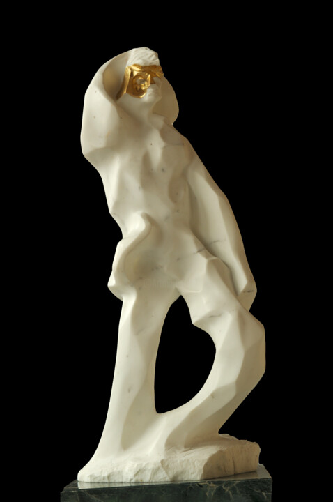 Scultura intitolato "DAVID-statuarymarbl…" da Roberto Tagliazucchi, Opera d'arte originale, Pietra