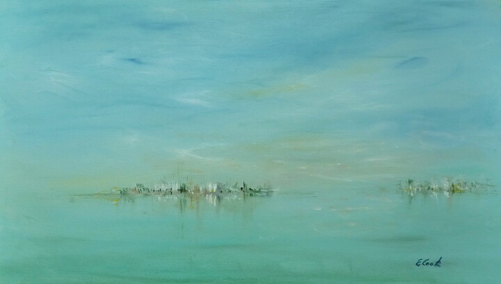 Pintura titulada "Meeres Stille und G…" por Elisa Cook Benbassat Bassat, Obra de arte original, Oleo