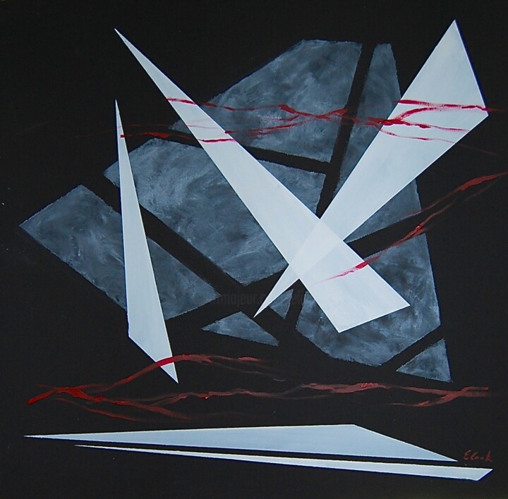 Painting titled "La Dissidence du Ro…" by Elisa Cook Benbassat Bassat, Original Artwork, Oil