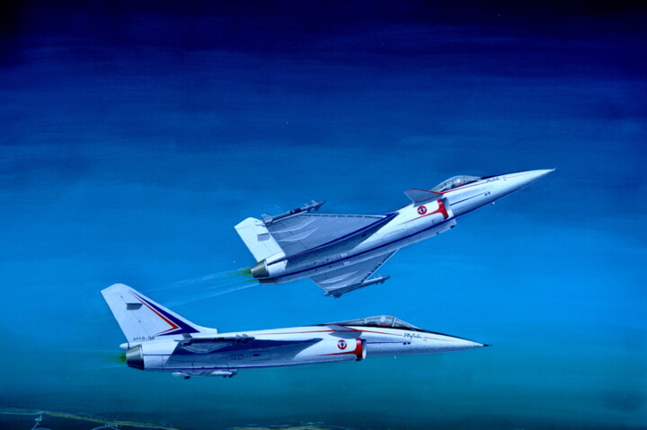2 RAFALE. 绘画, 23.6x31.5 in
