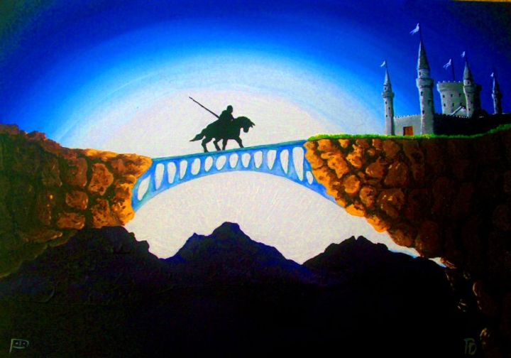 Painting titled "Homeward bound" by Davo, Original Artwork