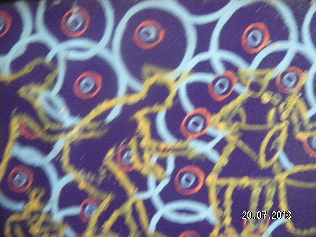 Painting titled "Music in Africa" by Victor Matthew Ablorh, Original Artwork