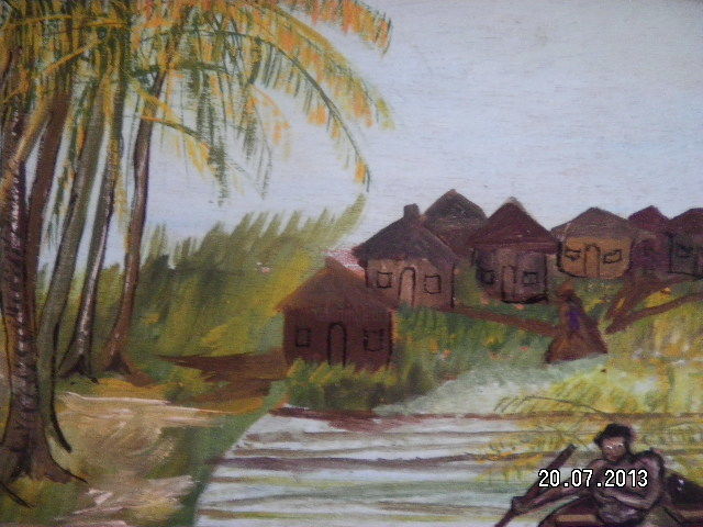 Painting titled "sany1194.jpg" by Victor Matthew Ablorh, Original Artwork