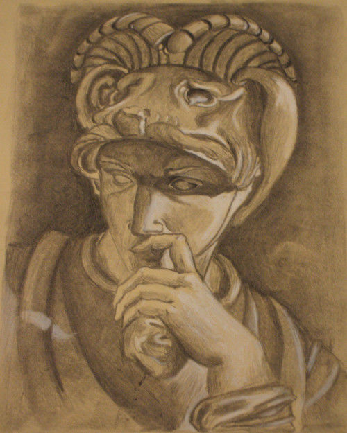 Drawing titled "Lorenzo duca di Urb…" by Marianna Farano, Original Artwork
