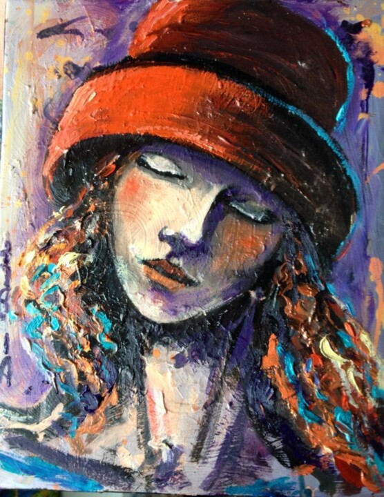 Painting titled "Into the wild..." by Dam Domido, Original Artwork, Oil