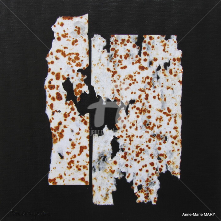 Peinture intitulée "mémoire du temps N°…" par Anne-Marie Mary, Œuvre d'art originale