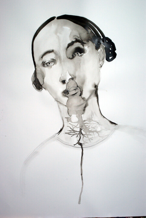 Dessin intitulée "jeansen boitel" par Valerie Jeansen Boitel, Œuvre d'art originale