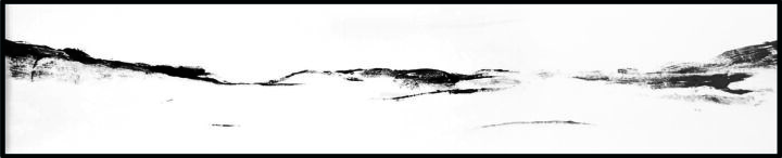 Painting titled "Horizontal 1" by Patrick David, Original Artwork, Acrylic