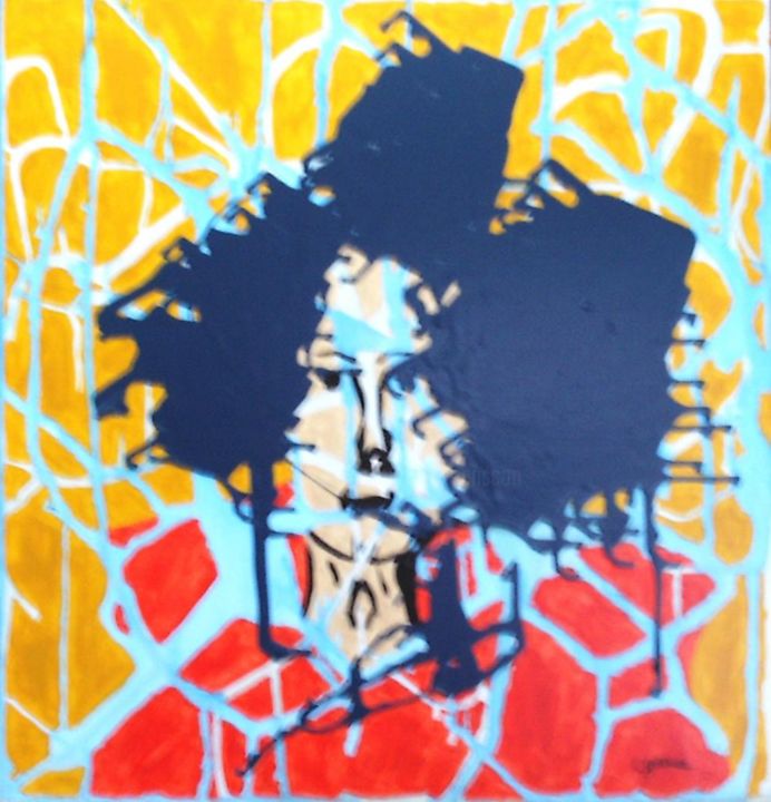Le maestro 绘画, 23x22.1 in