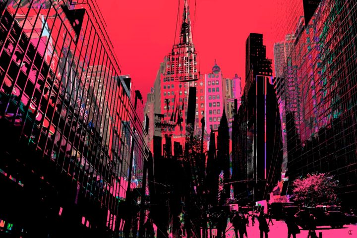 New York 8 - Variations autour de New York" 数字艺术