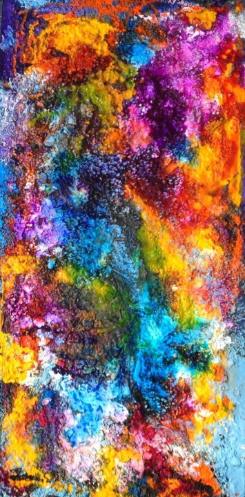 Painting titled ""Transmutations..."…" by Dam Domido, Original Artwork, Oil