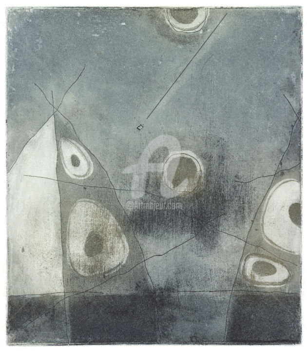 Drawing titled "Complicity" by Nikolay Krivoshein, Original Artwork, Other