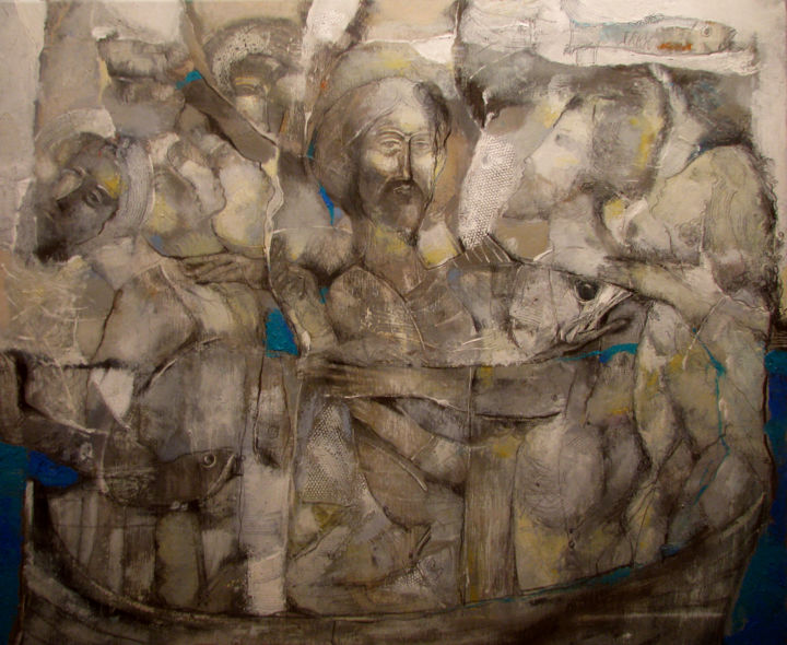 Painting titled "the-big-fish.jpg" by Slav Krivoshiev, Original Artwork
