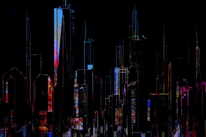 New York 12 - Série "Variations autour de New York" 数字艺术