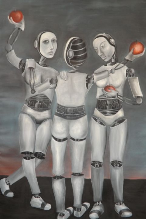 Tekening getiteld "Three Grace" door Lia, Origineel Kunstwerk, Anders
