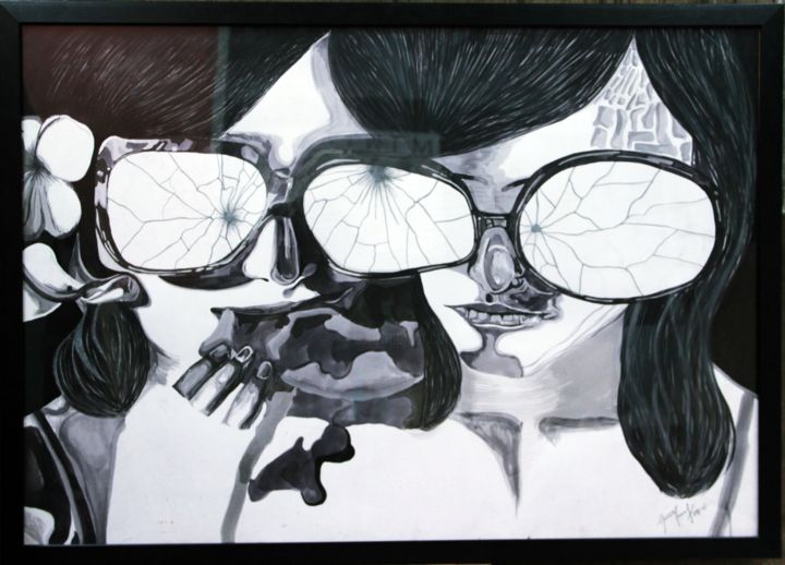 Painting titled "that-third-percepti…" by Amna Kazmi Kazmi, Original Artwork