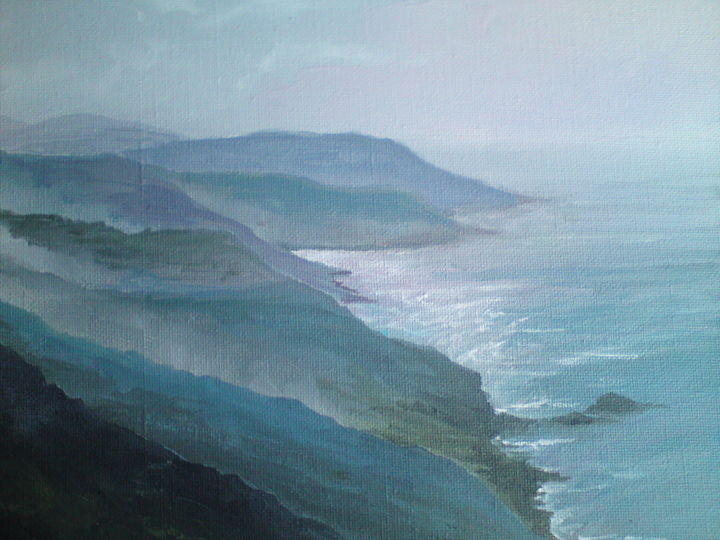 Peinture intitulée "Douceur matinale su…" par Claudine Viégas, Œuvre d'art originale, Huile