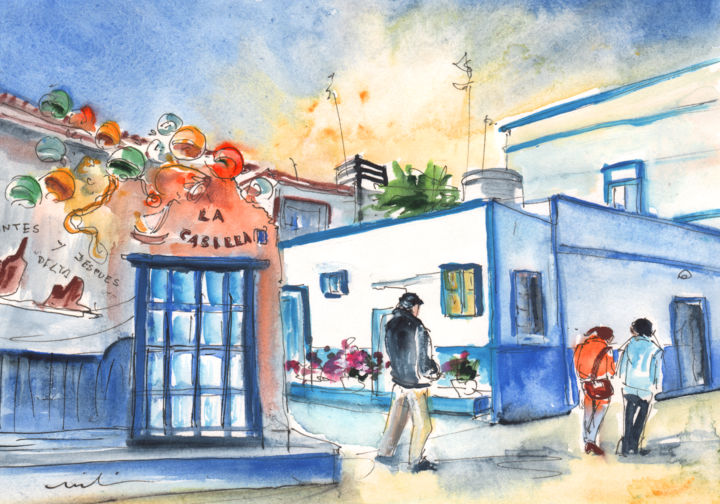 Puerto De Las Nieves 01 绘画, 5.9x8.3 in