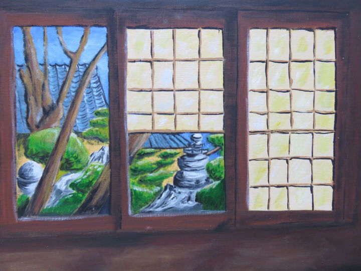 Peinture intitulée "Carpe Diem Osaka Ja…" par Wabyanko, Œuvre d'art originale, Acrylique