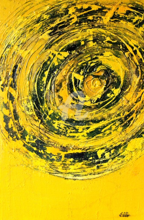 Painting titled "Purposeless Repetit…" by Sio Montera, Original Artwork, Oil