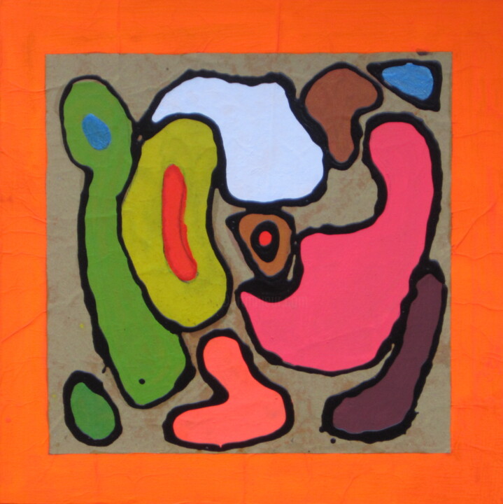 Painting titled "AVANTI A FATICA" by Armando Moreschi, Original Artwork