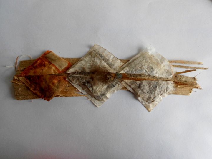 "Gardien du secret 6…" başlıklı Heykel Valérie Thévenot tarafından, Orijinal sanat, Mixed Media