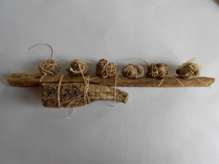 "Gardien du secret 6…" başlıklı Heykel Valérie Thévenot tarafından, Orijinal sanat, Mixed Media