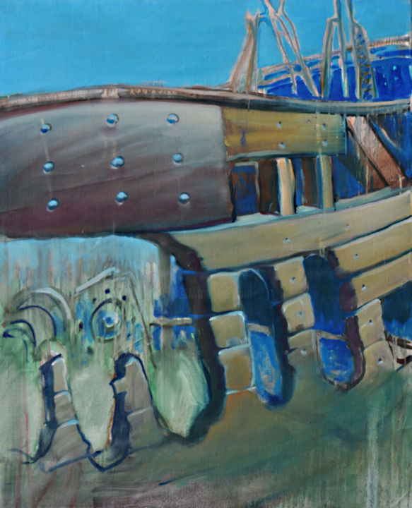 Etaples 2 Schilderij, 39,4x31,9 in